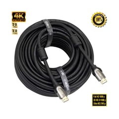 LANCOM - Cable HDMI macho a HDMI macho 20Mt Metal Dorado 26 AWG 4K HAA01-20MT