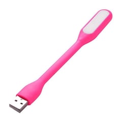 GENERICO - Mini Lámpara Led Flexible USB - Rosa