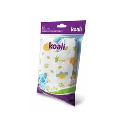 KOALI - Babero Descartable para Bebes x 12 unidades