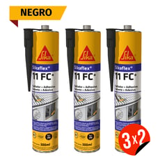 SIKA - Sikaflex 11FC Plus Sellador y Adhesivo GRIS x 300 ml 3X2