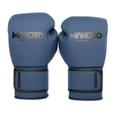 MAKOTO - Guantes de Boxeo Basic Mate Azul-Poliuretano-12oz