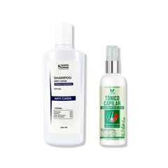 IMPORTADO MC - SHAMPOO ANTICAIDA SIN SAL 250ML + TÓNICO CAPILAR ROMERO 120ML