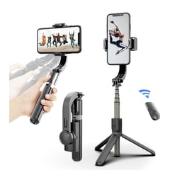 TOMATE - Gimbal Estabilizador Celular Selfie Stick Trípode Bluetooth