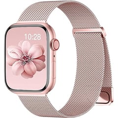 GENERICO - Correa Milanese para Apple Watch 45mm - Rosado