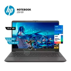 HP - LAPTOP 250 G9- I7 1255U, 12GB, 512GB, 15.6" HD