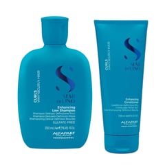 ALFAPARF MILANO - ALFAPARF SEMI DI LINO Curl Dúo Shampoo 250 ml + Conditioner 200 ml