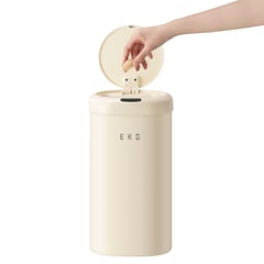 EKO - Basurero sensor acero Vintage 12L vainilla