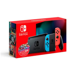 NINTENDO - CONSOLA SWITCH NEON BATERIA EXTENDIDA