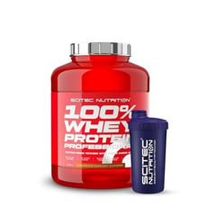 SCITEC NUTRITION - PROTEINA 100% WHEY 5.1LB CHOCOLATE SHAKER GRATIS - SCITEC