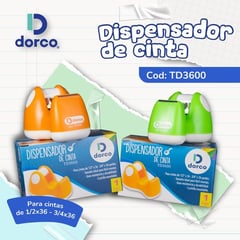 DORCO - Dispensador de Cinta Scotch Marca - Azul