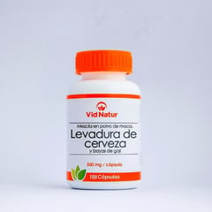 VID NATUR - Levadura de Cerveza en Cápsulas 500 mg x 100 u -