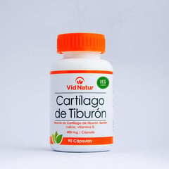 VID NATUR - Cartílago de Tiburón en Cápsulas 90 u x 400 mg -