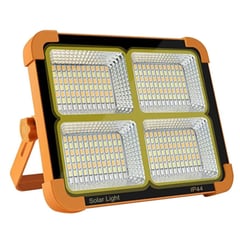 GENERICO - Lampara Reflector con Panel Solar Recargable Portatil Luz LED