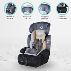 CARESTINO - Silla de Auto para Bebé »VERONA» Gray