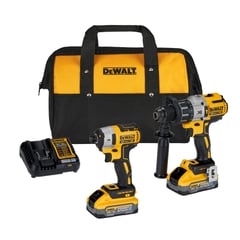 DEWALT - Taladro Percutor 1/2'' + Atornillador 1/4'' 20v Xr DCK299H2-B2