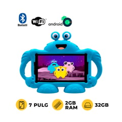 ADVANCE - TABLET KIDS TR7996 7 IPS 3G 2GB 32GB MONSTER BLUE