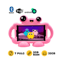 ADVANCE - TABLET KIDS TR7996 7 IPS 3G 2GB 32GB MONSTER PINK