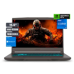 Laptop Gaming Thin 15B12VE Intel i7-12650 16GB SSD512GB RTX4050 V6GB 15,6 W11H