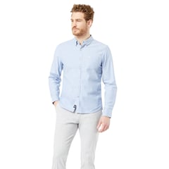 DOCKERS - Camisa SF Oxford 2.0 Slim Fit Celeste