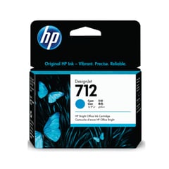 HP - TINTA ORIGINAL 3ED67A 712A 29ML CYAN