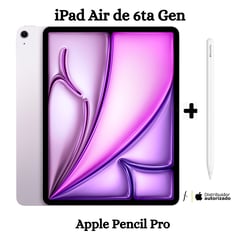 APPLE - IPAD AIR 11” 6TA GEN 2024 128GB WIFI - PURPLE + NUEVO PENCIL PRO