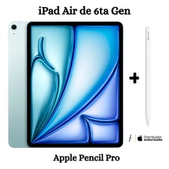 APPLE - IPAD AIR 11” 6TA GEN 2024 128GB WIFI - BLUE + NUEVO PENCIL PRO