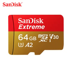 SANDISK - Memoria micro sd extreme 64 gb 4K 170MB/s