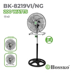 BOSSKO - Ventilador de 5 Aspas 3en1 De 18" 200W BK-8219VI