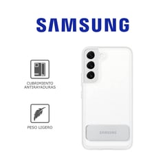 SAMSUNG - Case Samsg Clear Standing Cover EF-JS901 para Galaxy S22 Transparente