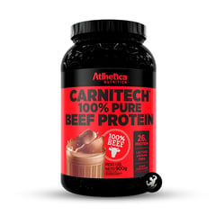 ATLHETICA NUTRITION - Proteína carne Carnitech 2lb - Chocolate