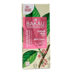 BAKAU - Chocolate con Stevia Bakáu 99% Cacao x 50g