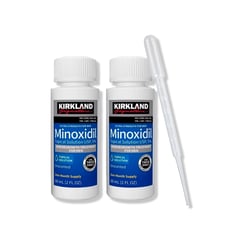 GENERICO - Minoxidil Líquido 60ml Kirkland 2 Unidades