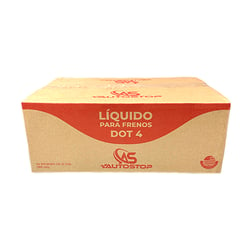 AUTO STOP - Caja x 12 Líquido de Freno DOT 4 12 Onzas - 355ml