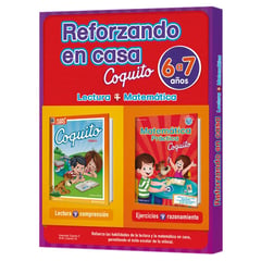 EDICIONES COQUITO - Pack x 4 Libros CoquitoReforzando En Casa 6- 7 Años