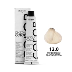 DIKSON - TINTE PARA CABELLO COLOR SUPER RUBIO PLATINO EXTRA 12.0 PROFESSIONAL