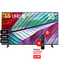 LG - TV 55 LED 4K UHD ThinQ AI WebOS 55UR8750PSA