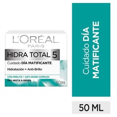 Hidratante Facial Hidra Total 5 Matificante Loreal Dermo Expertise Para Piel Normal 50 Ml