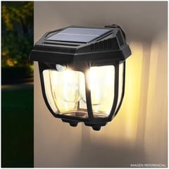 GENERICO - Lámpara Solar LED para exteriores luz de calle con Sensor