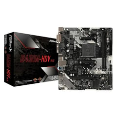 ASROCK - PLACA MADRE B450M HDV R40 AM4