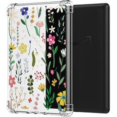 Funda Transparente Floral Kindle 2022 - 6 pulgadas 11va generación