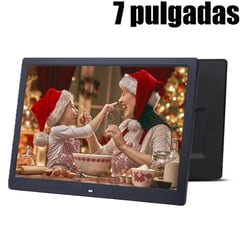 SHARGE - Marcos digitales Multifuncional 7 pulgadas 16GB MP4 Negro