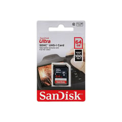 SANDISK - Tarjeta Ultra 64GB SDXC UHS-I 100 MB/s