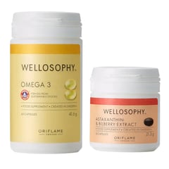 WELLNESS - PACK OMEGA 3 + ASTAXANTINA EXTRACTO DE ARANDANOS ORIFLAME - D´HIT