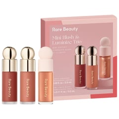 RARE BEAUTY - Mini Rubor e Iluminador Blush Luminize Trio Rare Beauty- Maquillaje