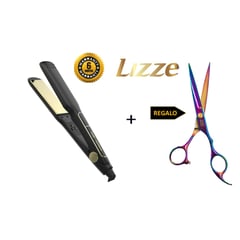 LIZZE - PACK PLANCHA SUPREME + REGALO TIJERA TORNASOL FILO DULCE 6´