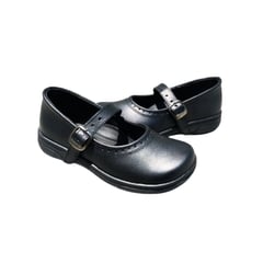 CRUZATO - Zapato escolar negro de cuero BOH