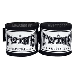 TWINS SPECIAL - Vendas TwinsSpecial Muay Thai Boxeo-Negro-5 metros-Algodón