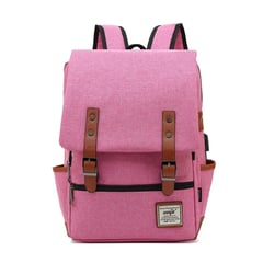 WENJIE - - Mochila para Laptop conexión USB - Rosa