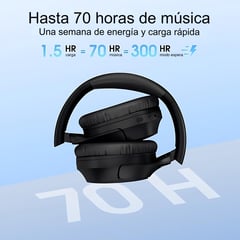 QCY - - Auriculares QCY-H2PRO Black H2 Pro Bluetooth 5.3