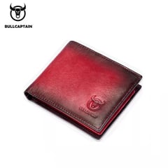 BULLCAPTAIN - Billetera de cuero para hombre BQ-05